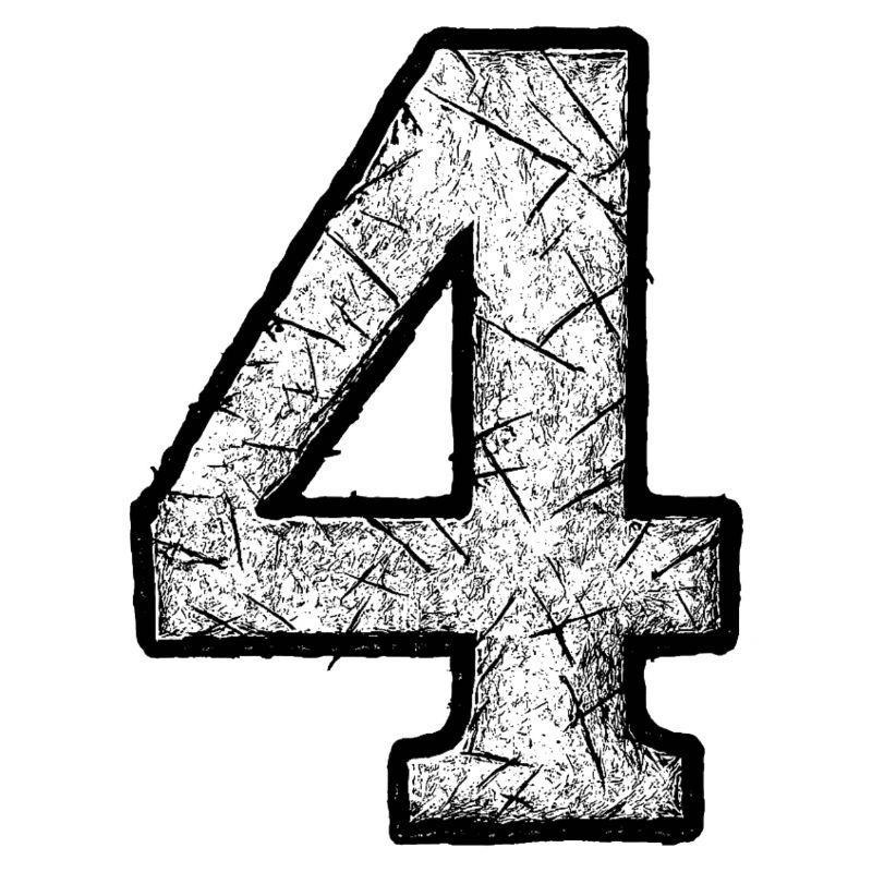 Vier Grunge Kratzer Design