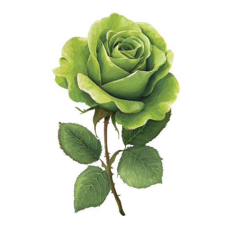 Grüne Rose