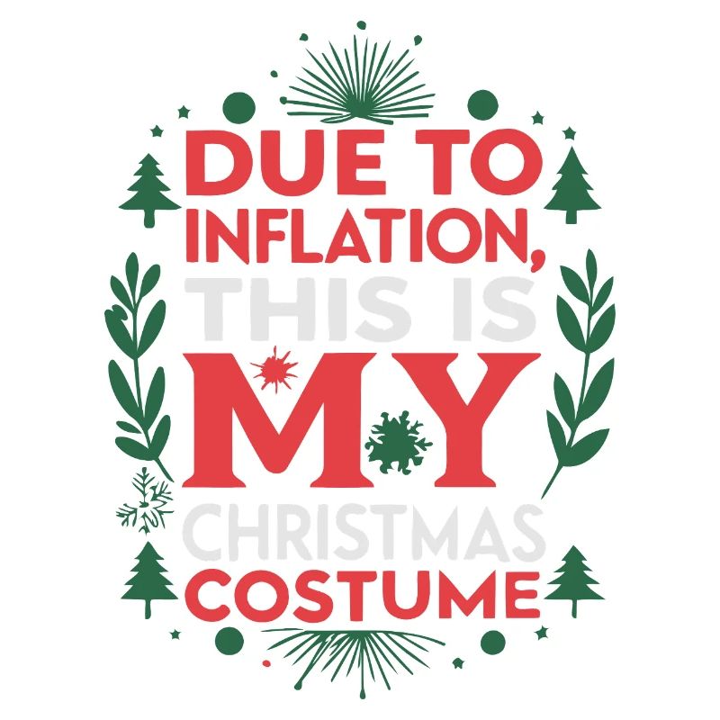 Inflation-Weihnachtskostüm