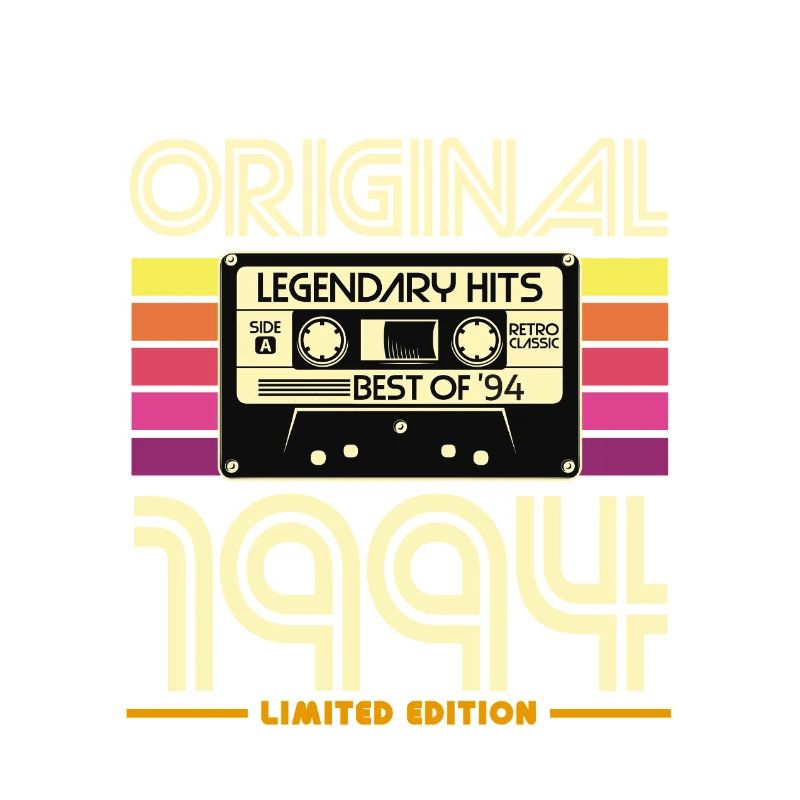 Original 1994 Cassette Retro Édition limitée