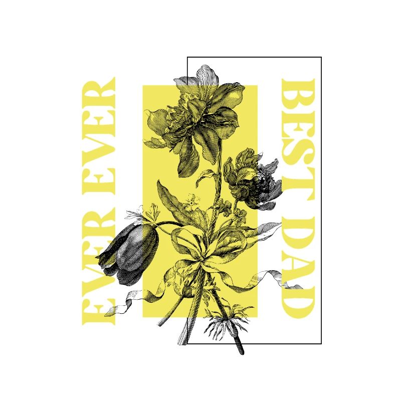 Bestes botanisches Vaterporträt