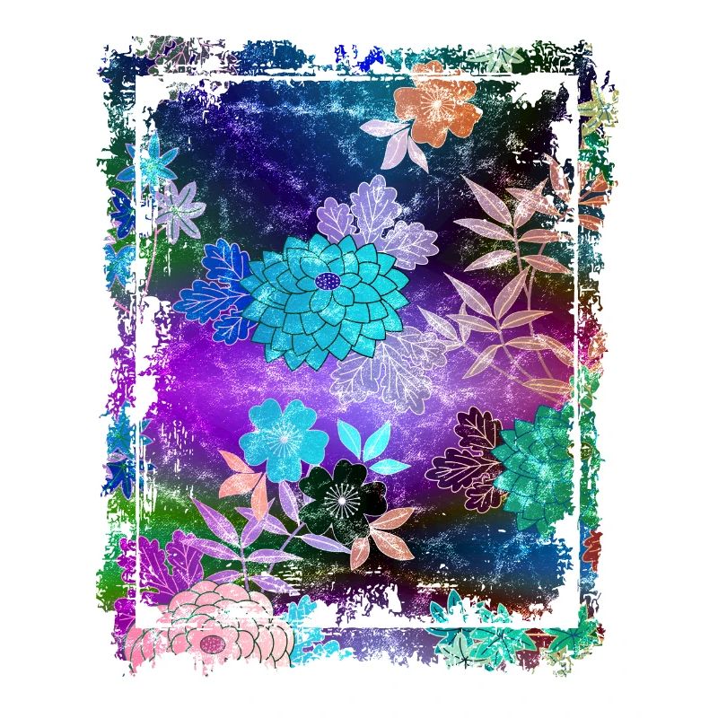 Japanisches Blumenmuster Chrysanthemenkirsche