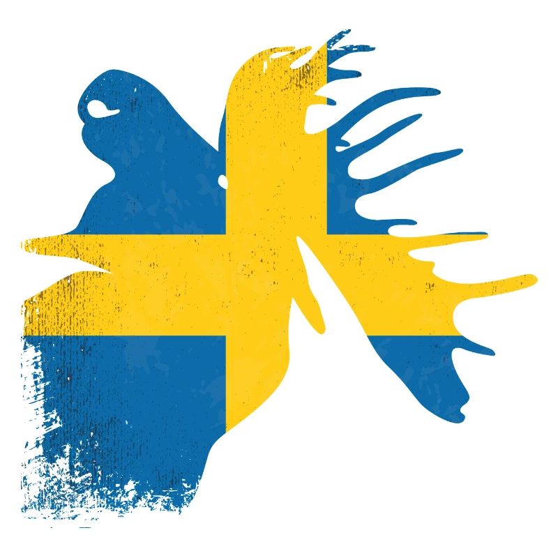 Elch Silhouette Schweden