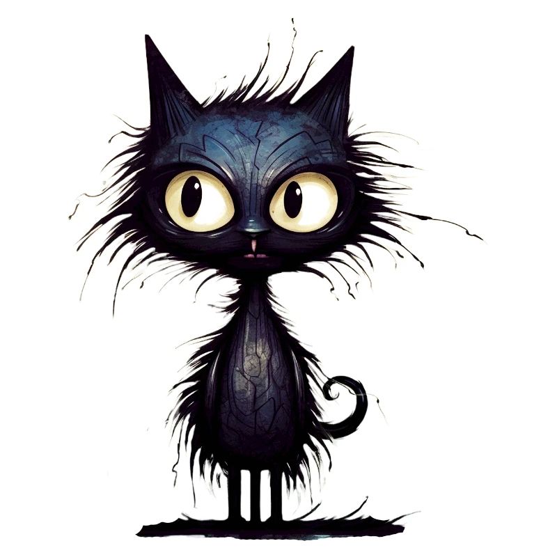 Hässliche Katze