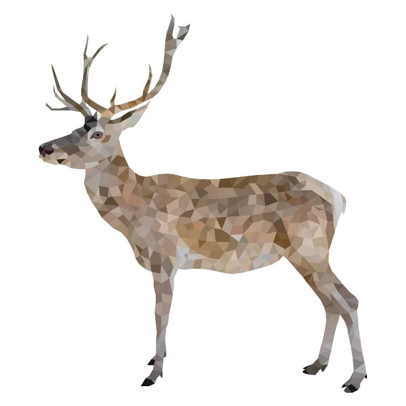 Hirsch Geweihträger