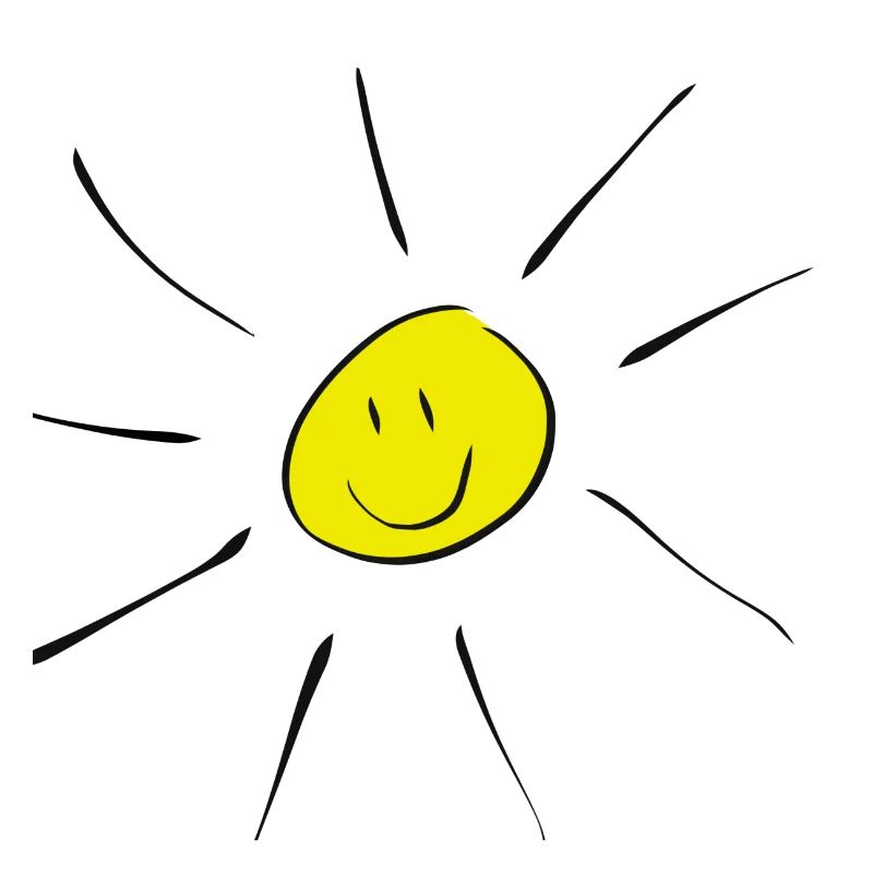 Lächelnde Sonne