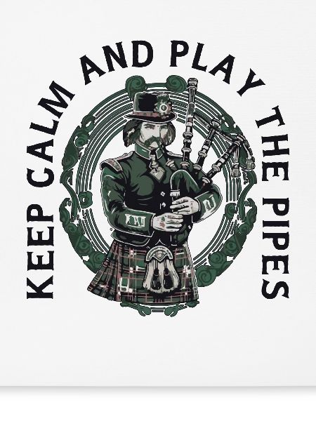 Dudelsackspieler schottischer Bagpipe-Playing
