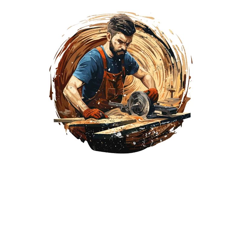 Handwerker Zimmermann-Holzarbeit Zimmerer