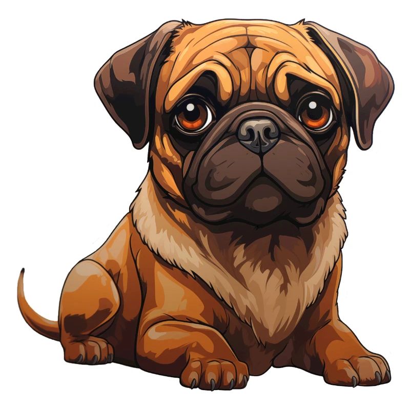 Mops Porträt