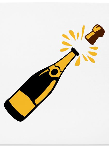 Flaschen-Alkohol-Verschluss springt