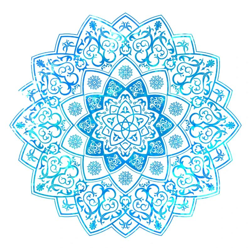 Mandala - Blau
