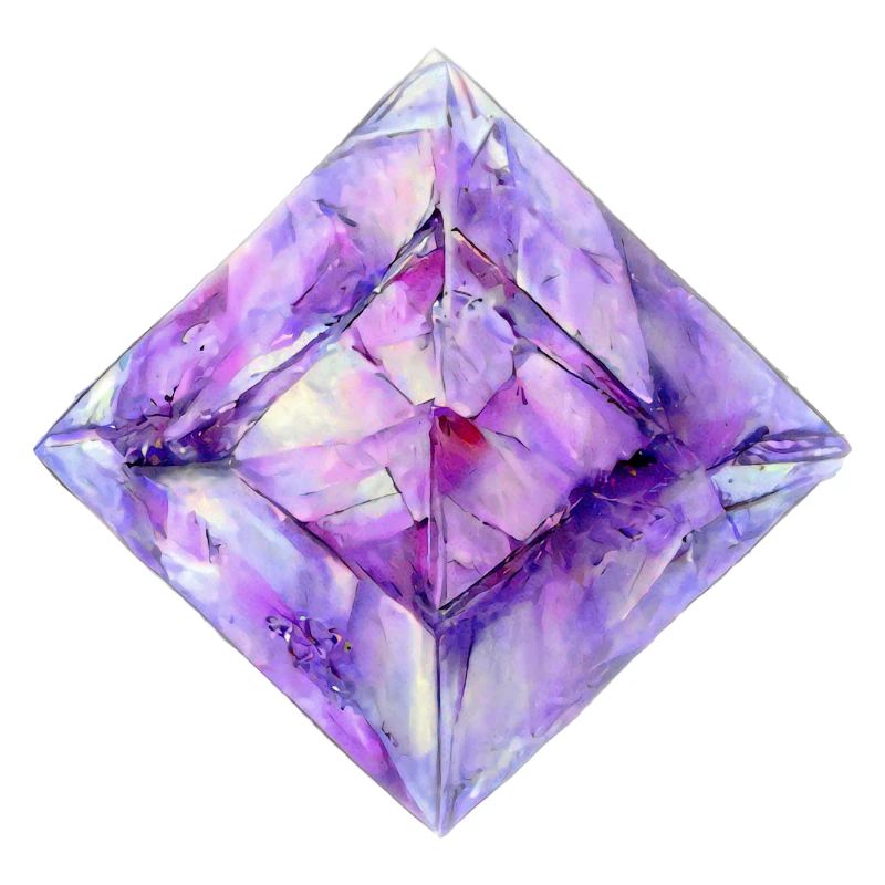 Aquarell Kristall