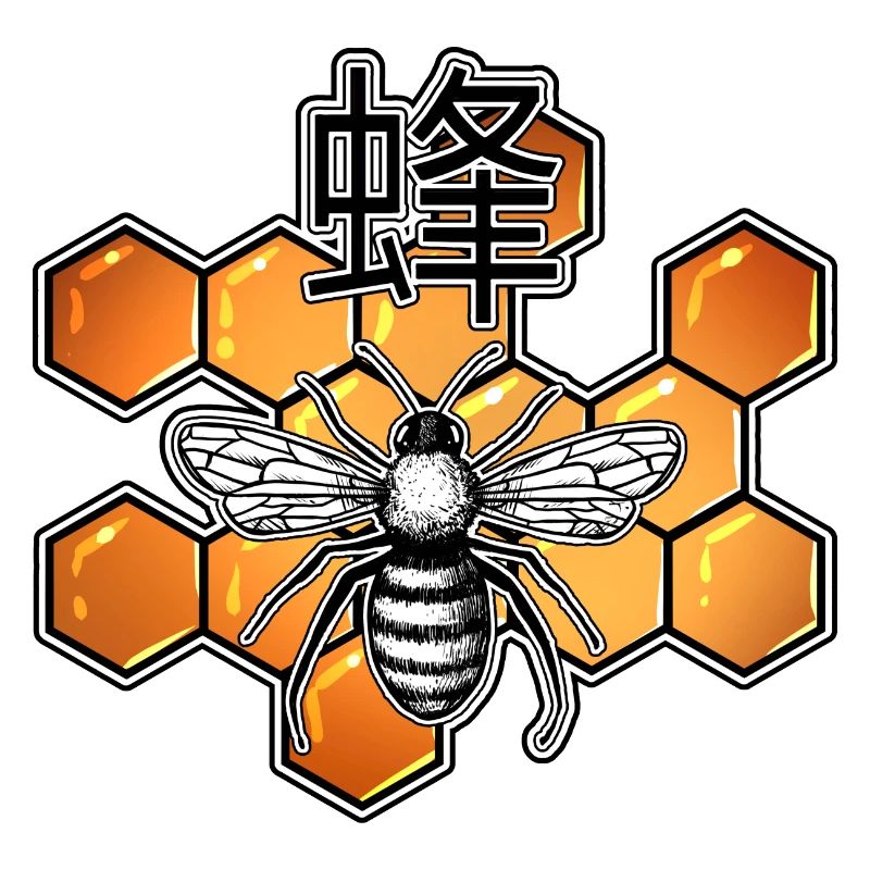 Kanji-Biene
