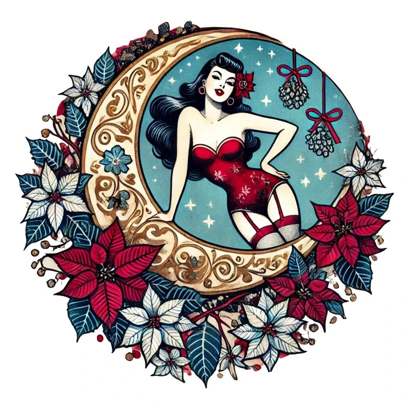 Weihnachts-Pinup