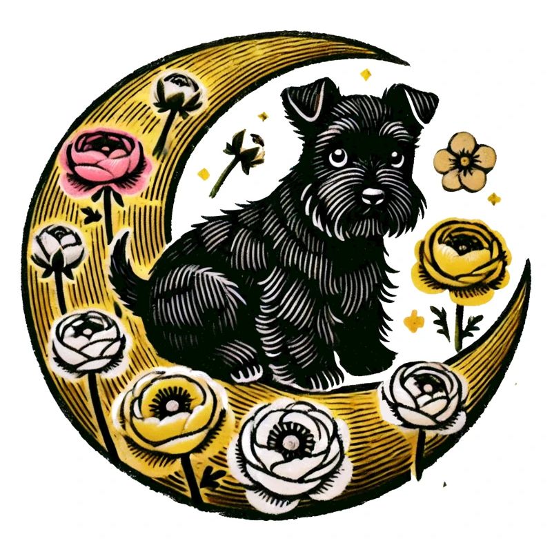 Schwarzer Scottish Terrier