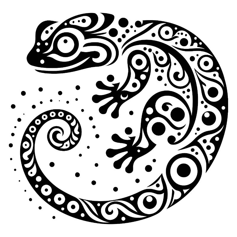Stammes-Gecko