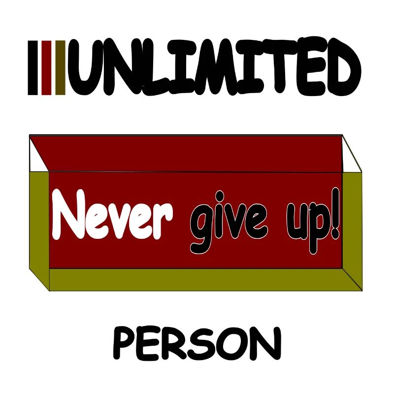 Never give up