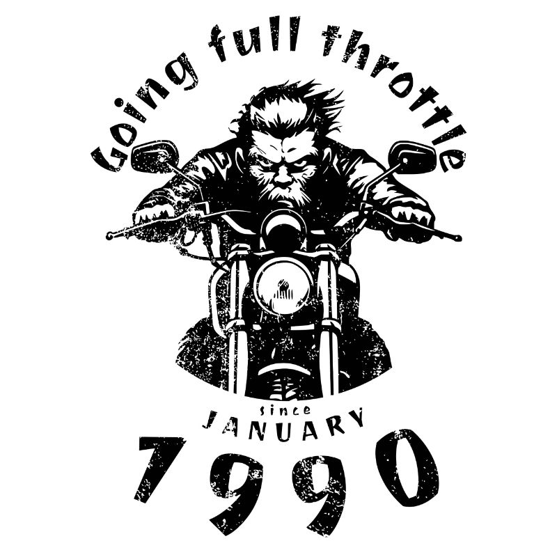 35. Birthday Going full throttle since 01/1990