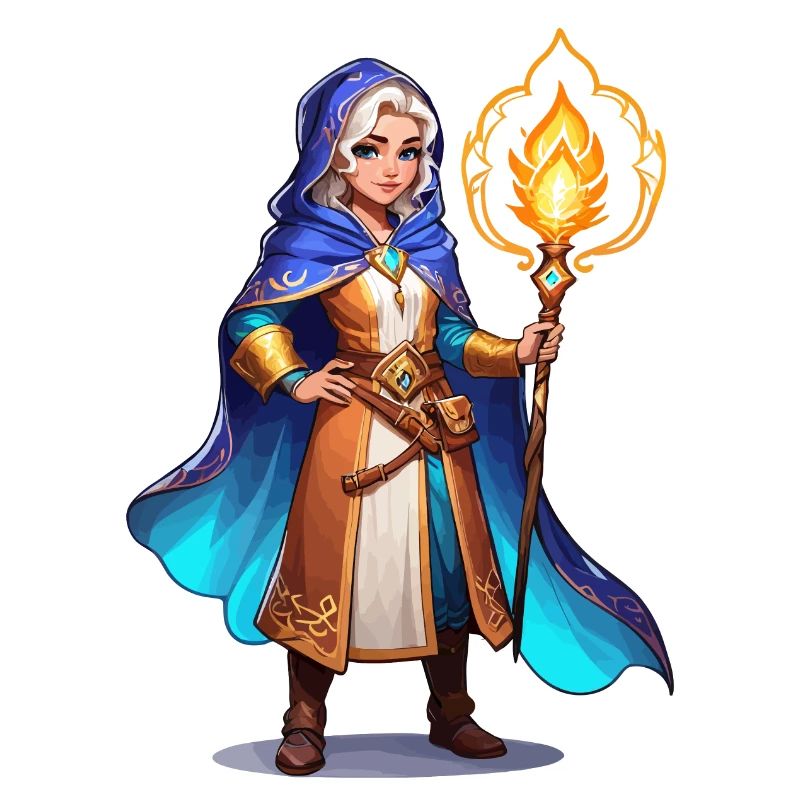 Zauberin Fantasy Illustration