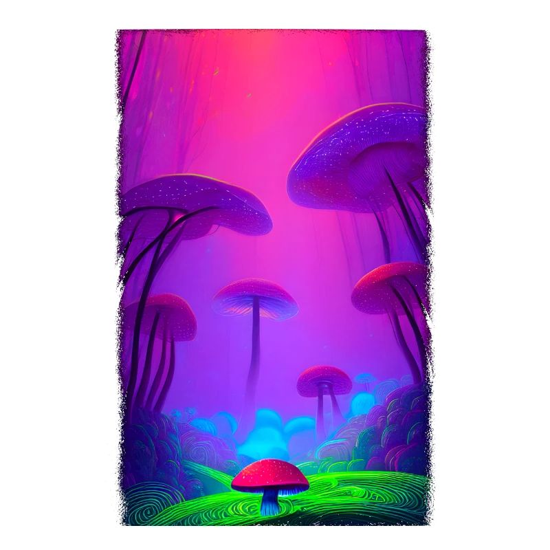 Champignon Forêt verticale 2