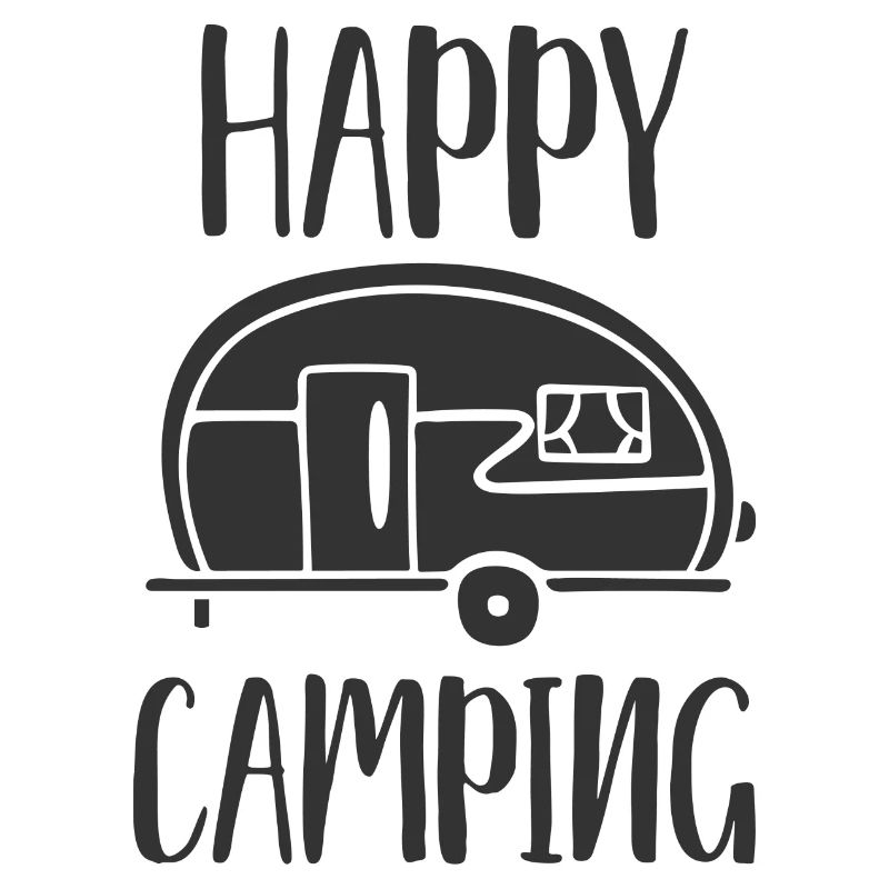 Van Camper Freude Illustration