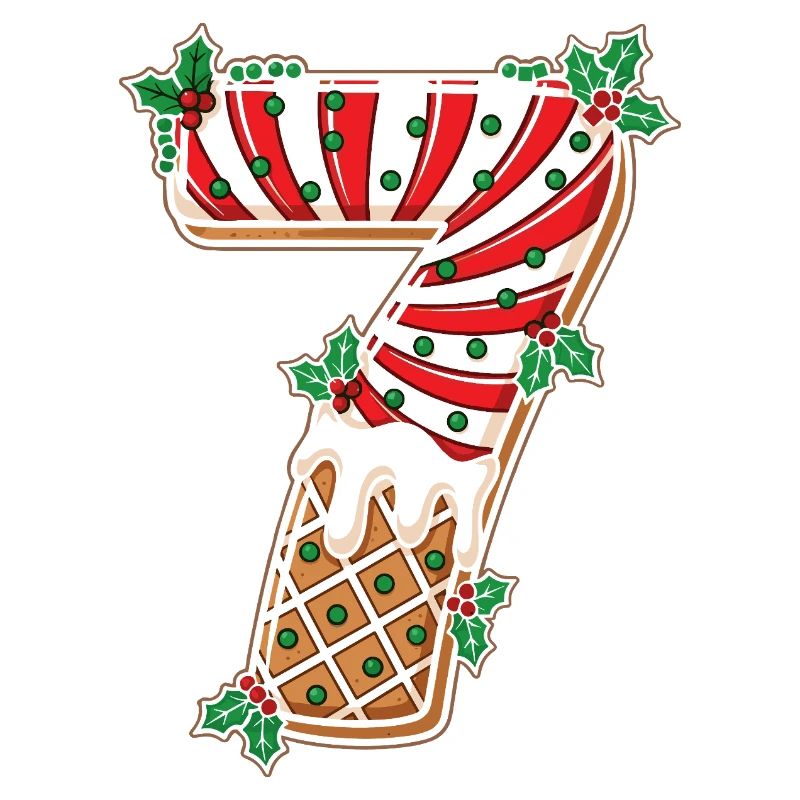 Weihnachts 7 Eisstiel Mistel