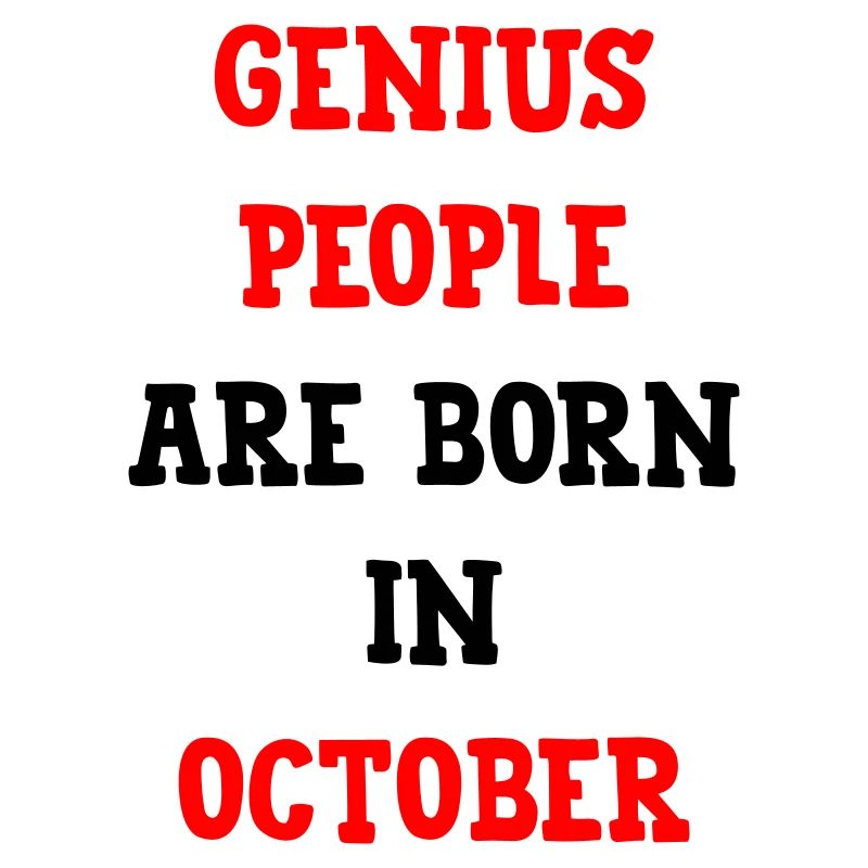 Baby Genius Geburtsgeschenk Oktober