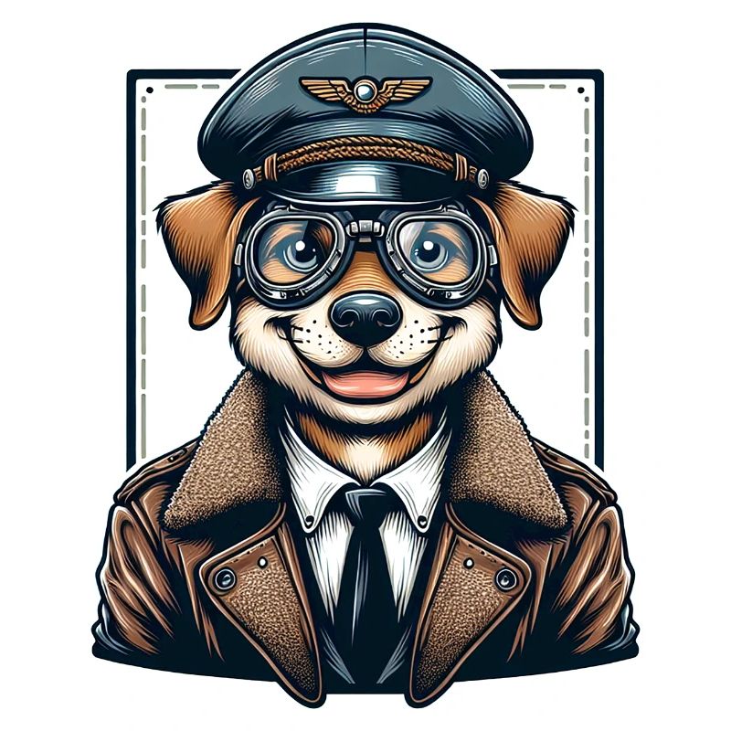 Cute Dog Pilot