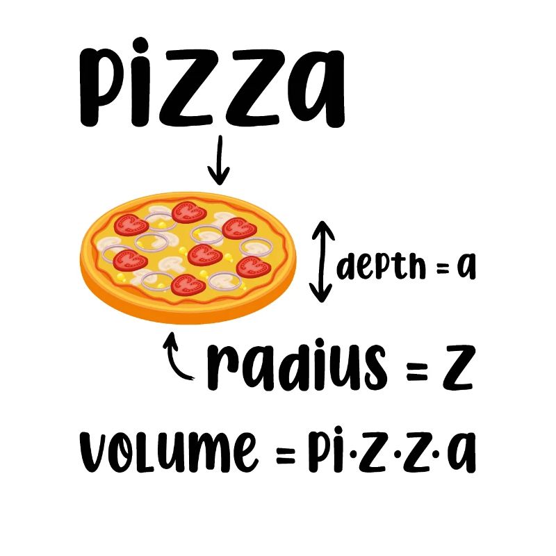 Lustiges Pizzavolumen