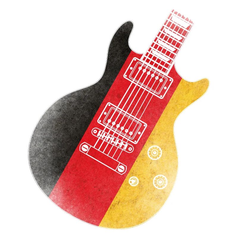 Deutsche Flagge Gitarre