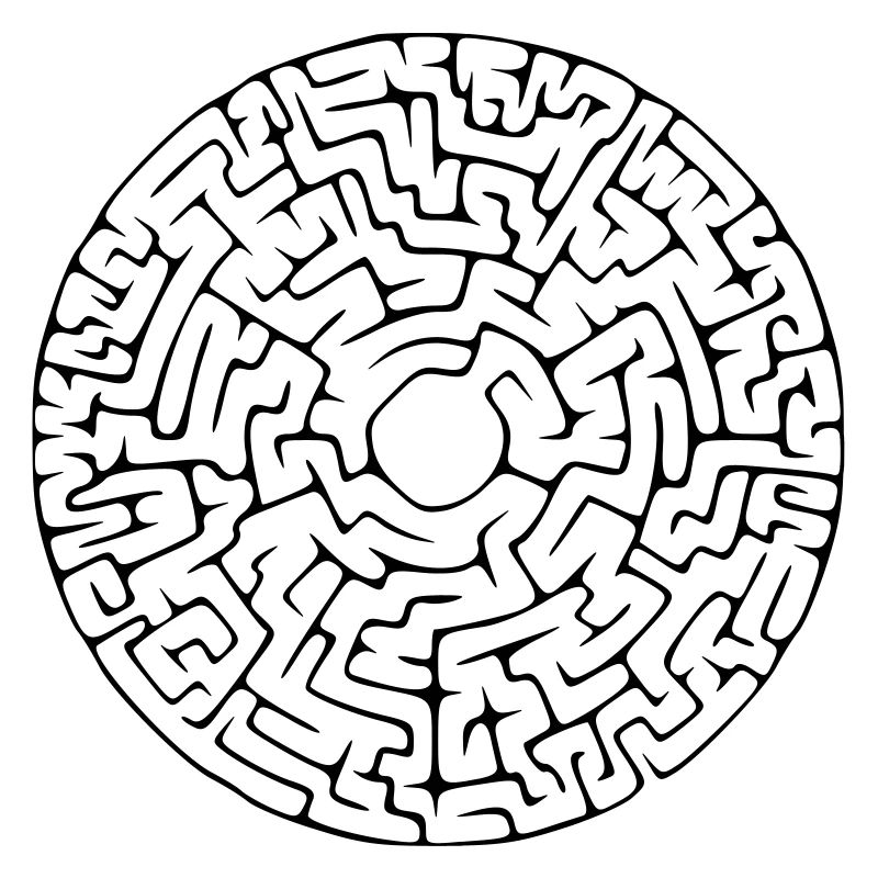 Labyrinth rund