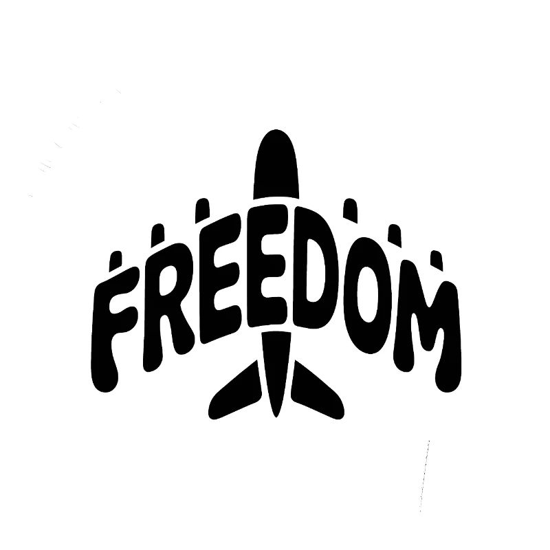 Freedom - Cooles Urlaubspiktogramm
