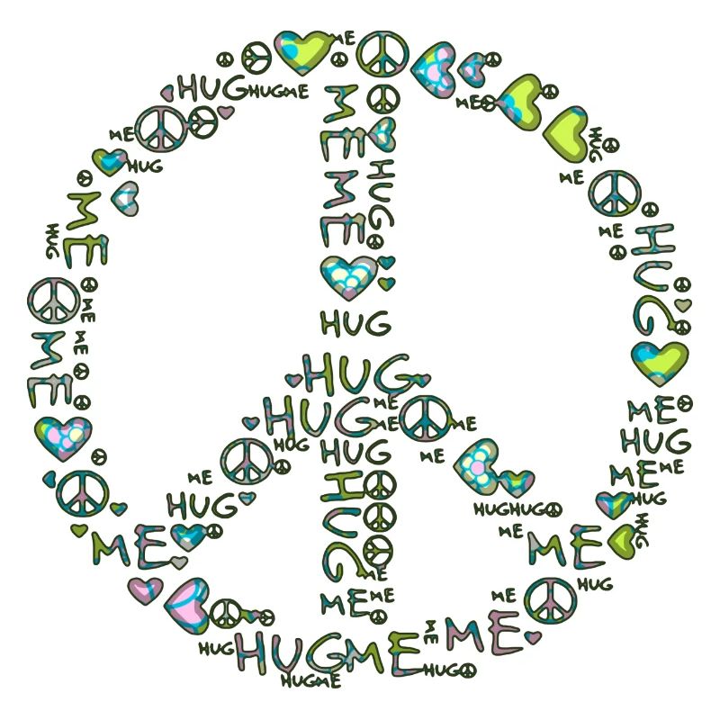 hug me - peace