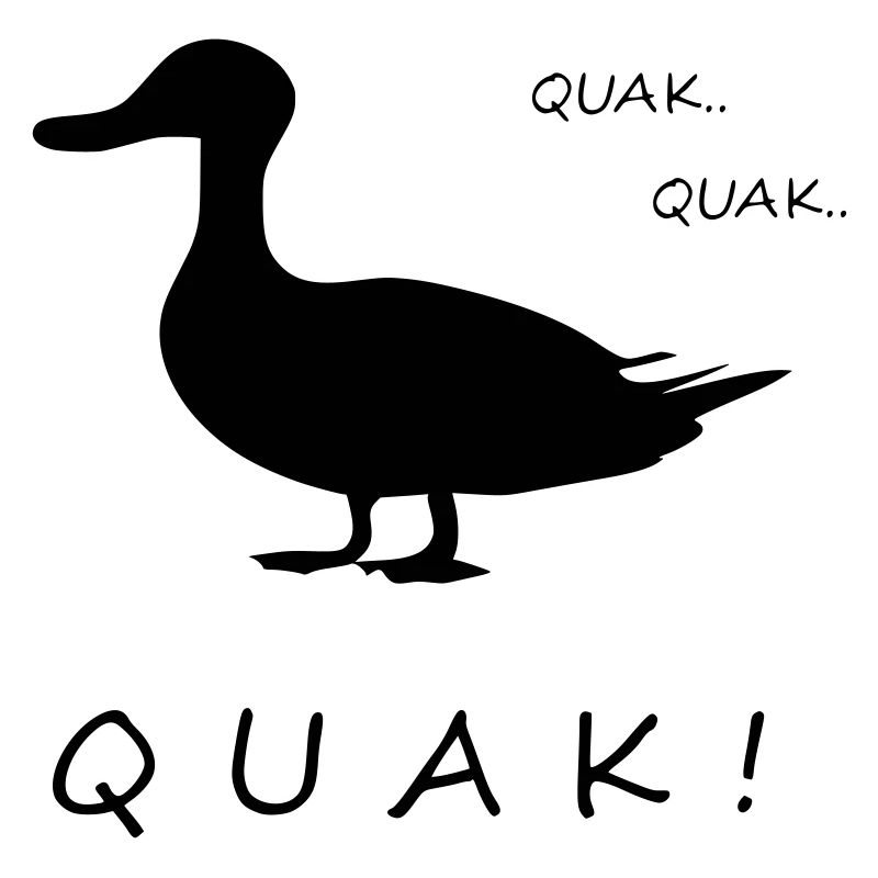 Quak Ente lustig
