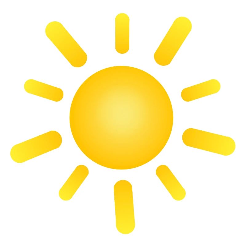 Sonnenstrahlzeichnung
