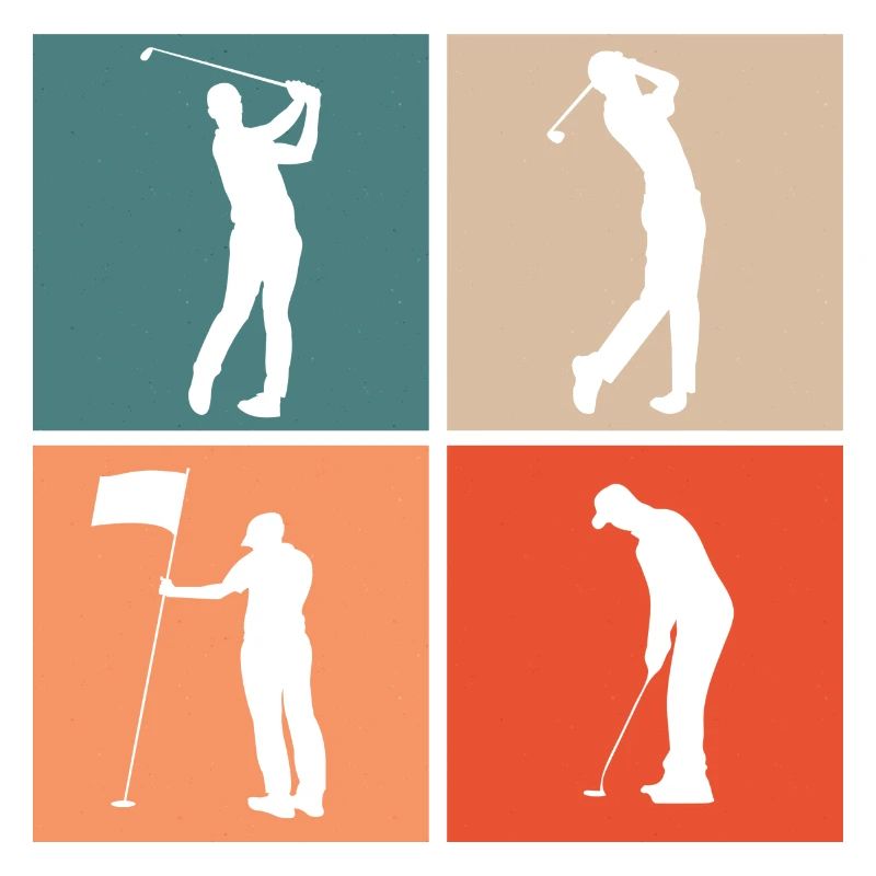 Golf Golfen Golfer