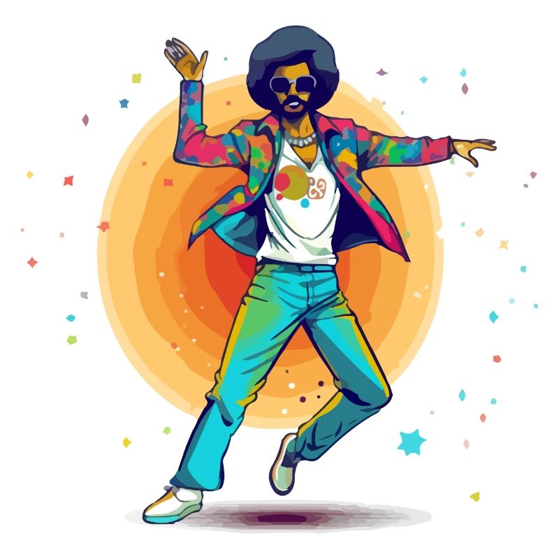 Rodolphe Disco-Tänzerin