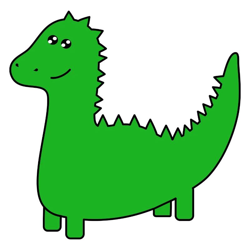 Kleiner freundlicher Dino