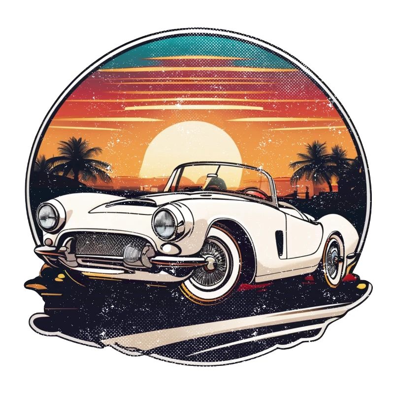 Oldtimer Sonnenuntergang