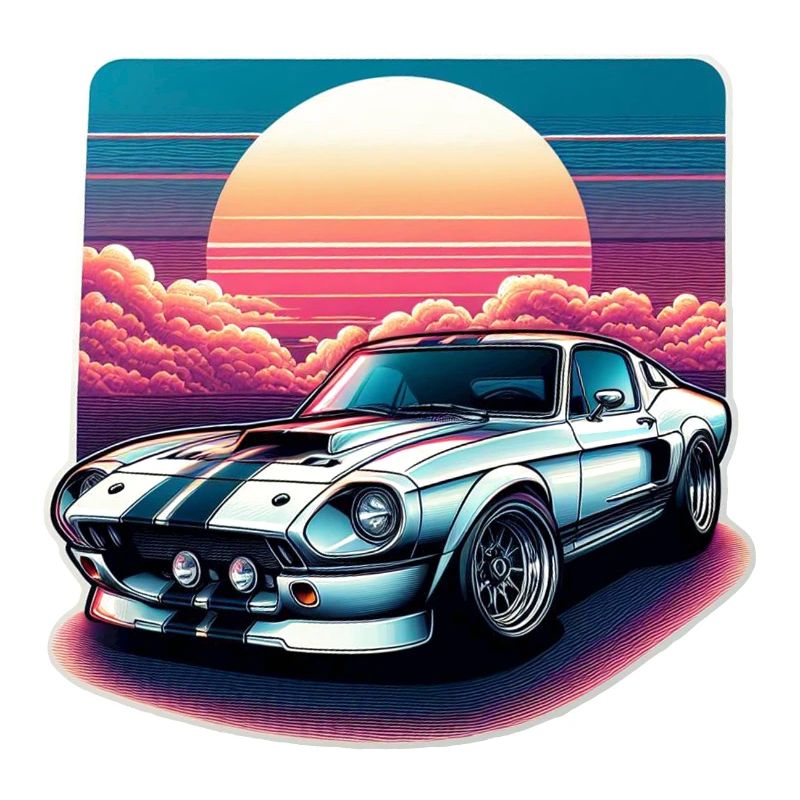 Oldtimer Sonnenuntergang