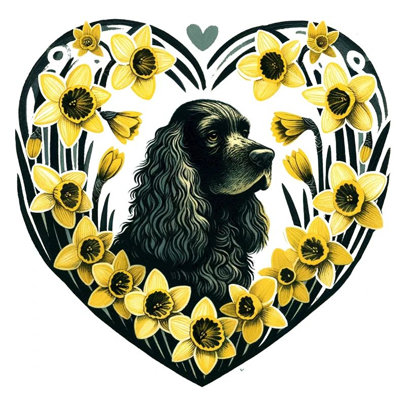 Schwarzer Cocker Spaniel