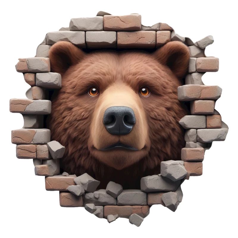 Bär im Loch