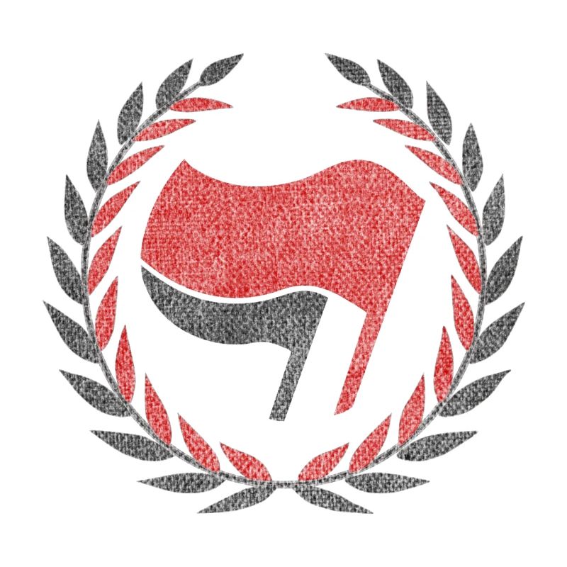 ANTIFA FLAGGEN ROT