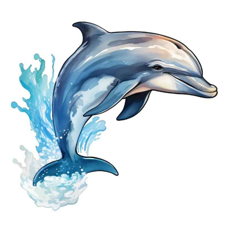 Delfin springend
