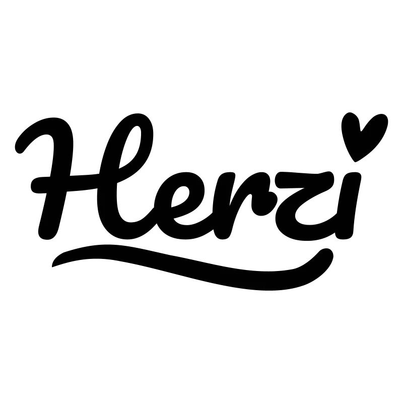 Herzi Schrift Herz