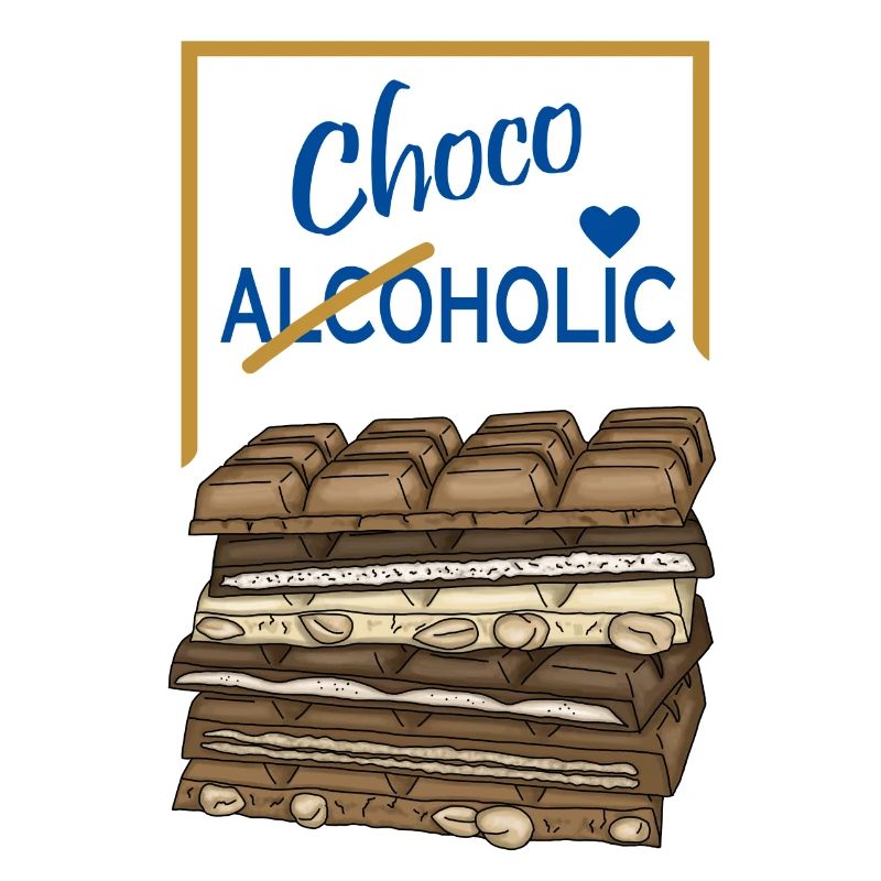 Schokoholiker Schoko Sucht