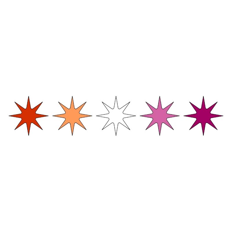 Subtile lesbische Pride-Stars