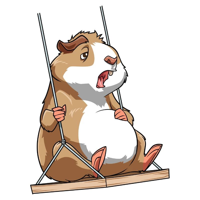 Meerschweinchen Schaukelt