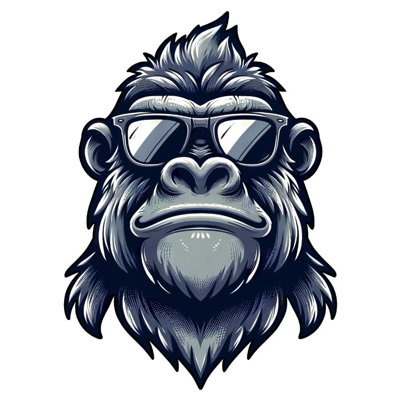 Lunettes de soleil Cool Gorille Monkey