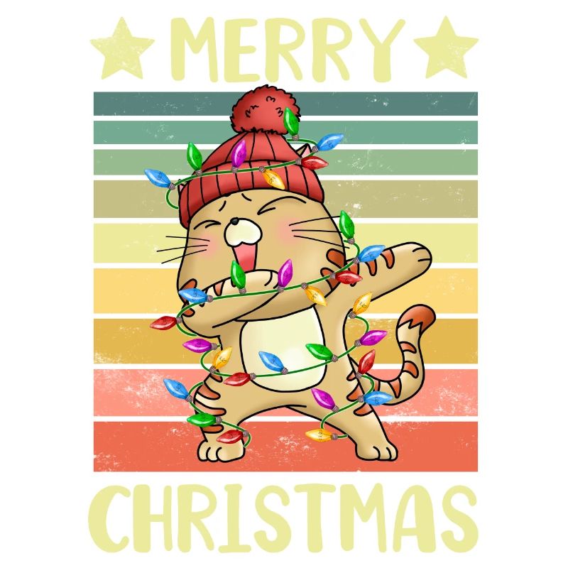 Frohe Weihnachten Katze